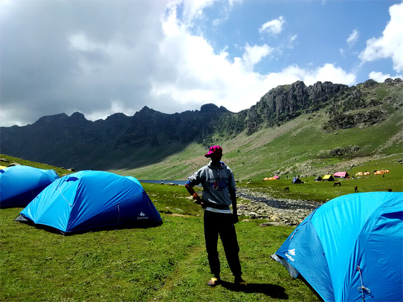 trekking and camping